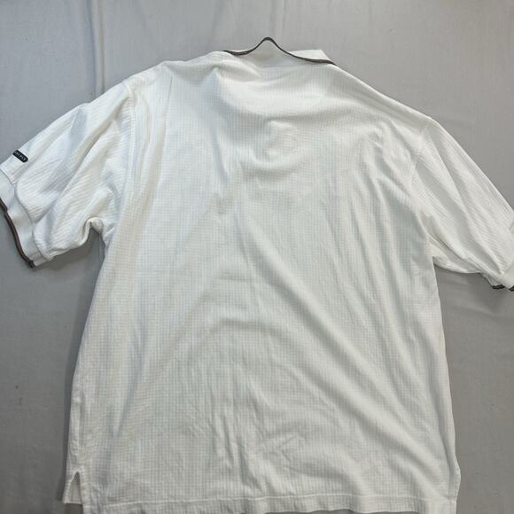 Vtg Miami Hurricanes Nike Team Polo Shirt Men’s XL White Embroidered DriFit Y2K - Picture 5 of 7